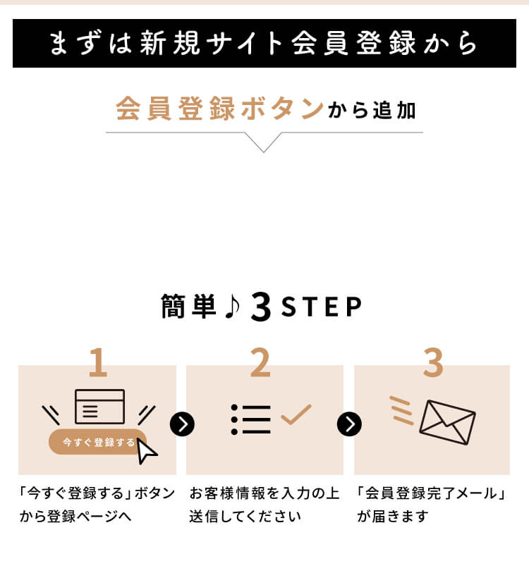 特典をGETしてお得にお買い物！