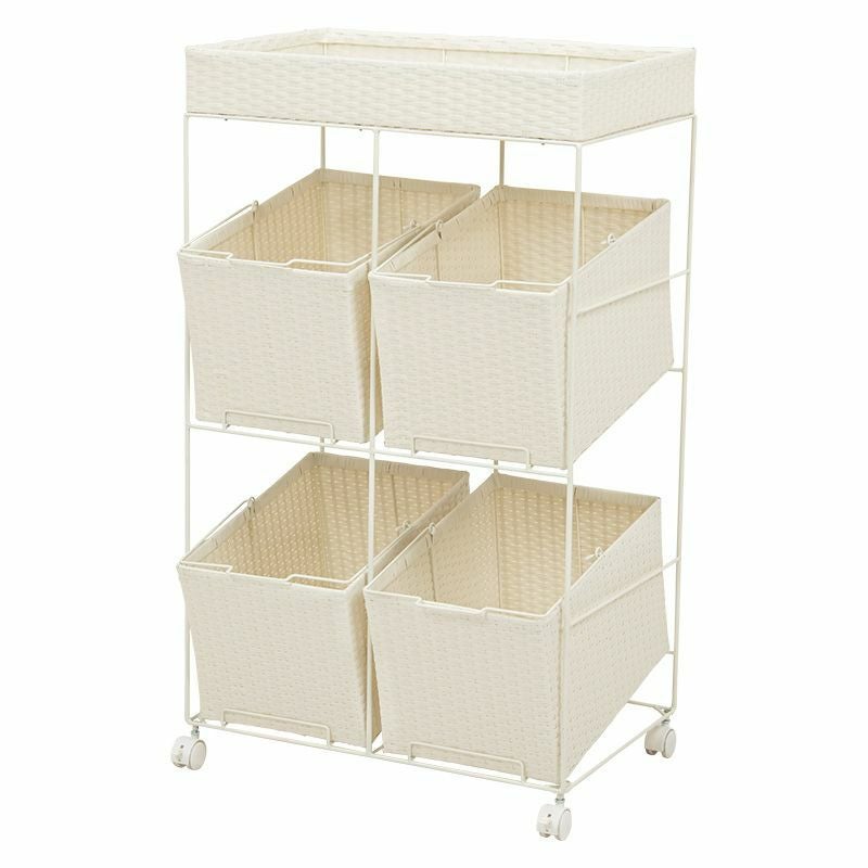 ランドリーラック ホワイトの説明画像1