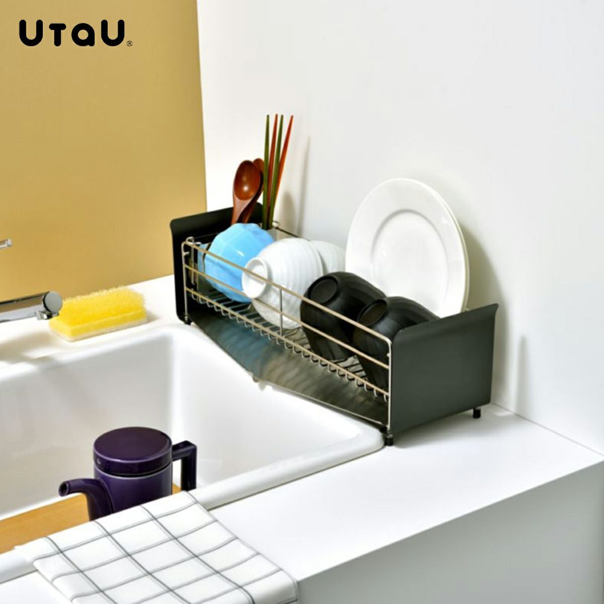 ウタウ UtaU カウンタードロワー カームグレー《公式》キッチン用品
