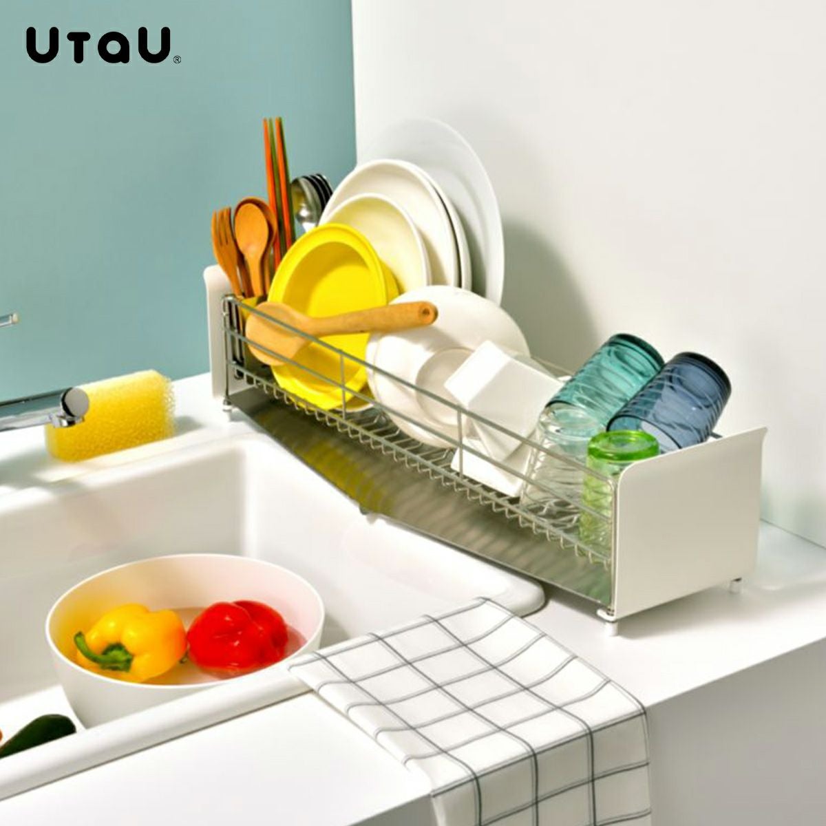 ウタウ UtaU カウンタードロワー ピュワホワイト《公式》キッチン用品