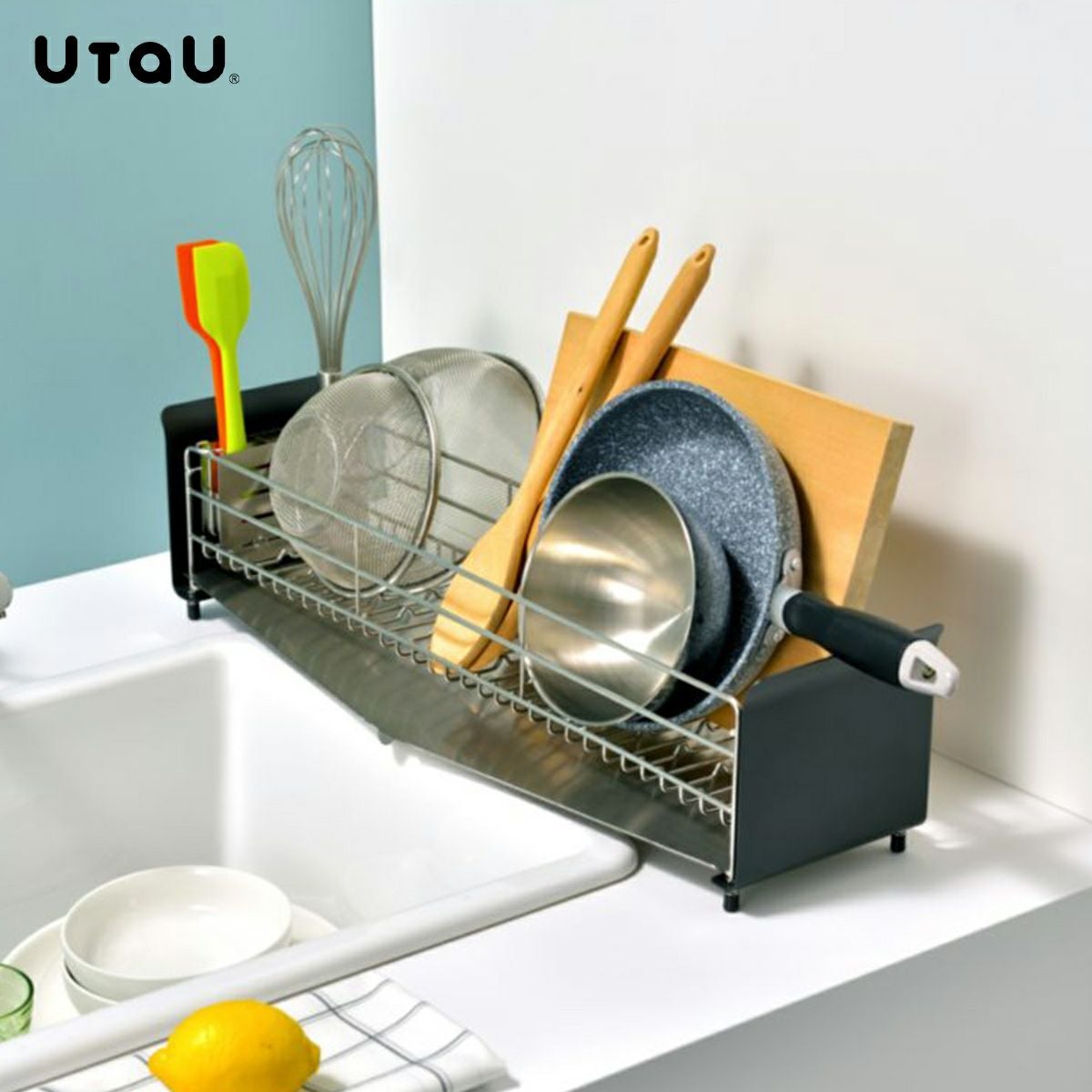 ウタウ UtaU カウンタードロワー カームグレー《公式》キッチン用品