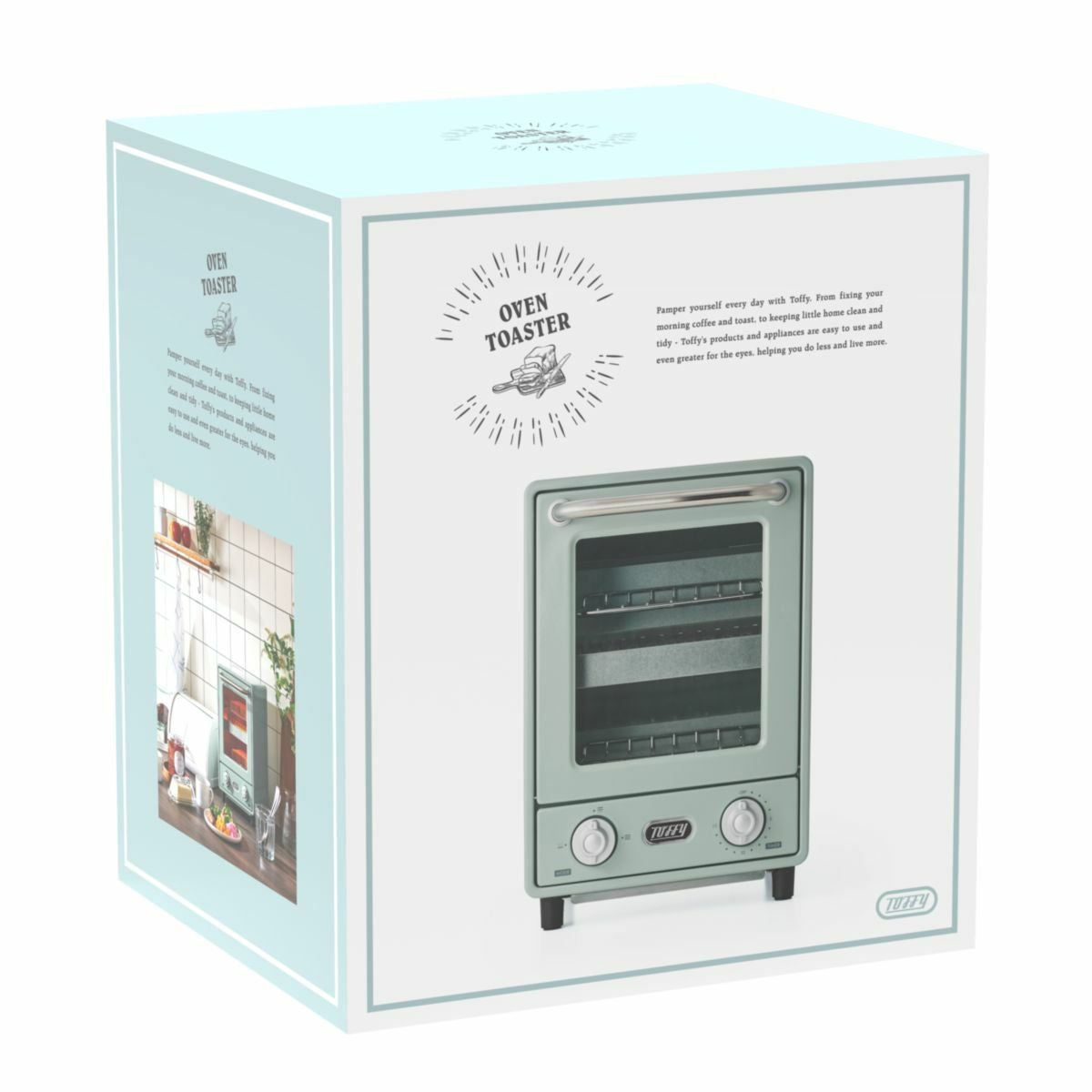 Toffy トフィー オーブントースター PALE AQUAの説明画像6