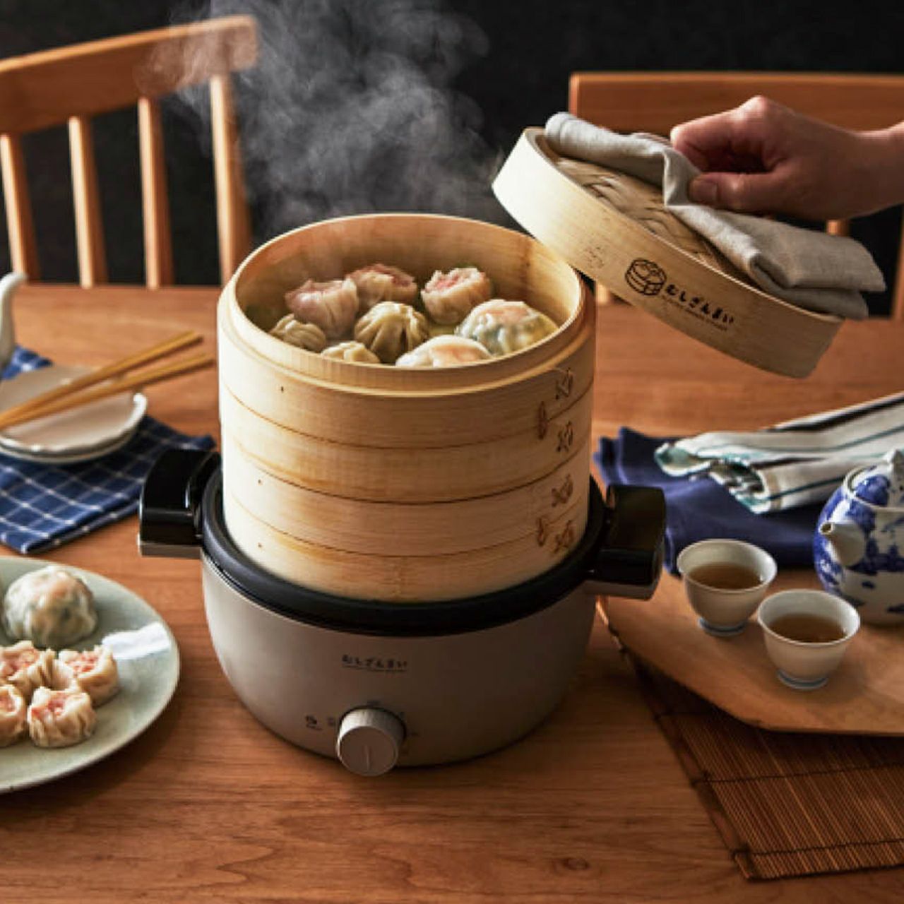 APIXアピックス 電気せいろ蒸し器 むしざんまい|《公式》ソルヴィータ