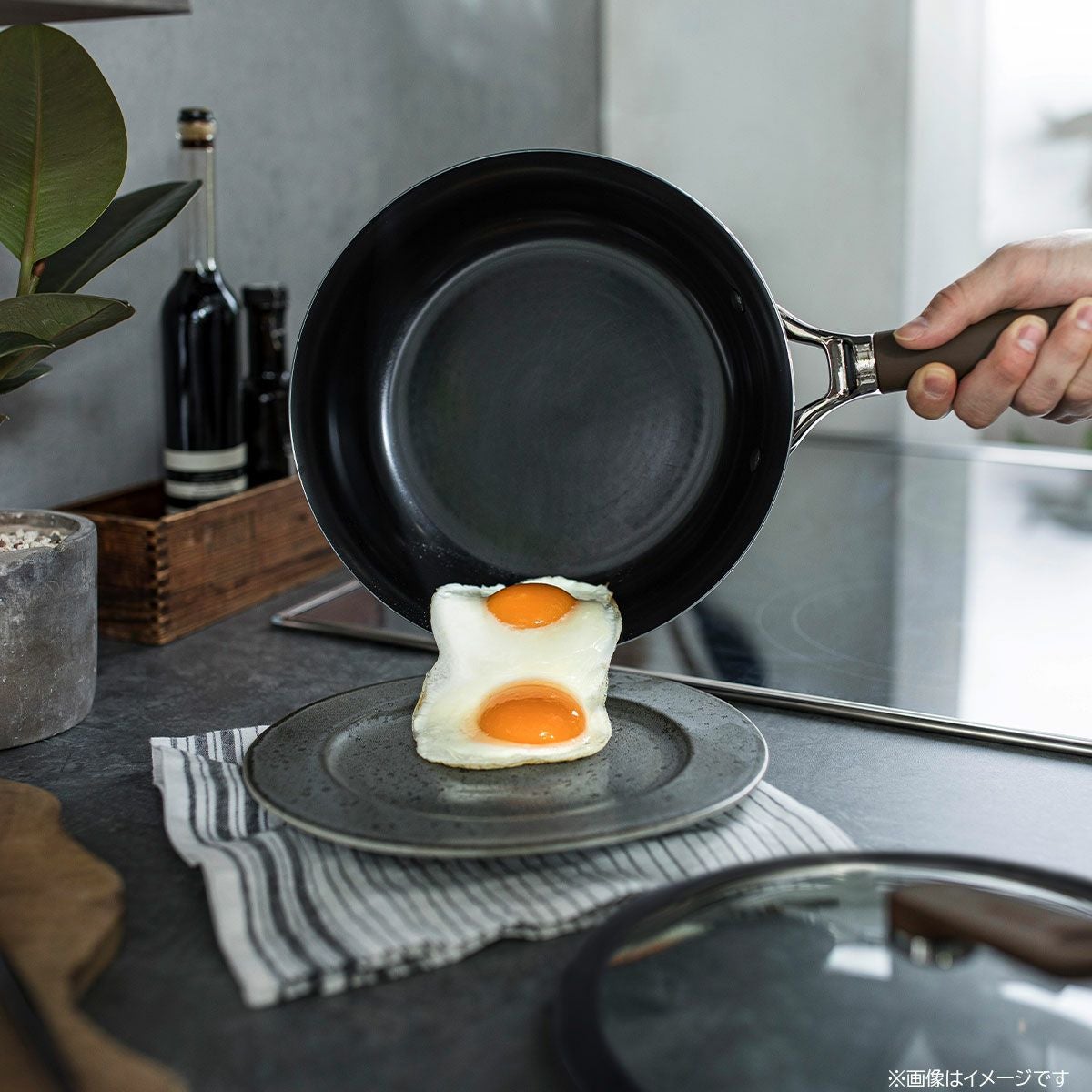 evercook フライパン エバークック デコ 26cmフライパン ブラック《公式》キッチン用品ソル