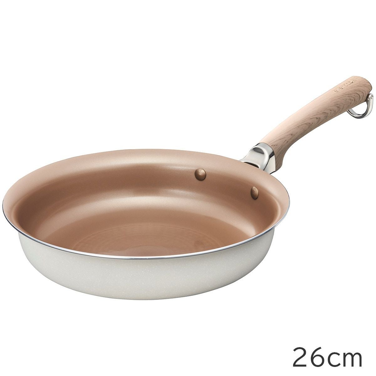 エバークック デコ 26cmフライパン ベージュ《公式》キッチン用品ソル