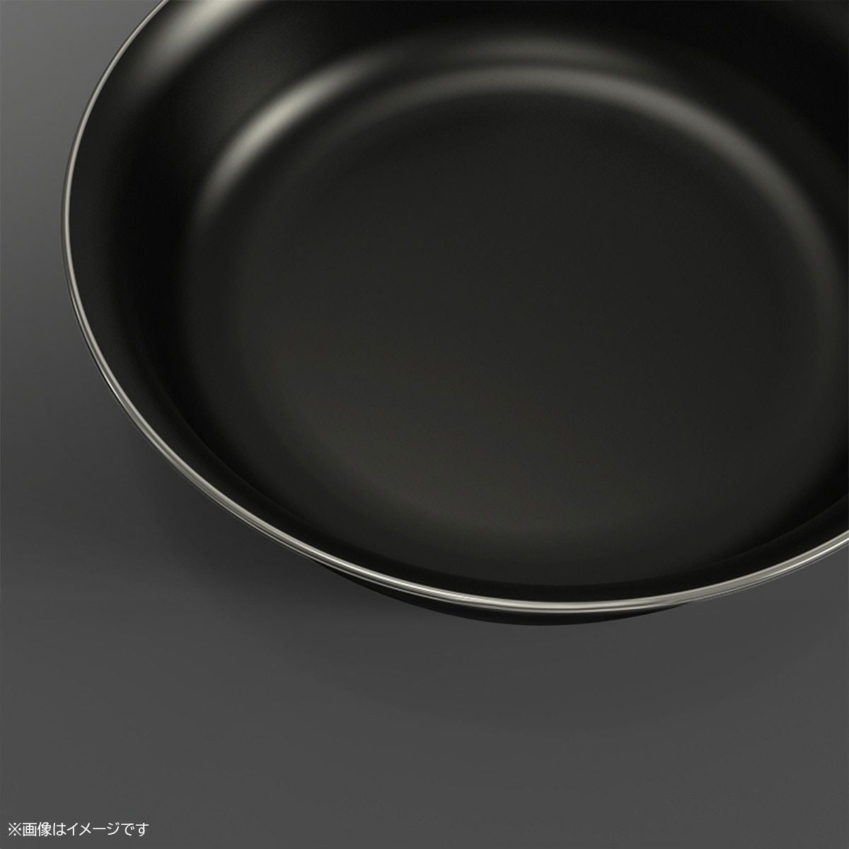 evercook DECO エバークック デコ 26cmフライパン+ガラスふたセット ブラックの説明画像5