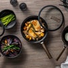 evercook DECO エバークック デコ 18cmマルチパン+ガラスふたセット ブラックの説明画像7
