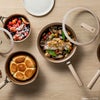 evercook DECO エバークック デコ 22cmフライパン+ガラスふたセット ベージュの説明画像10