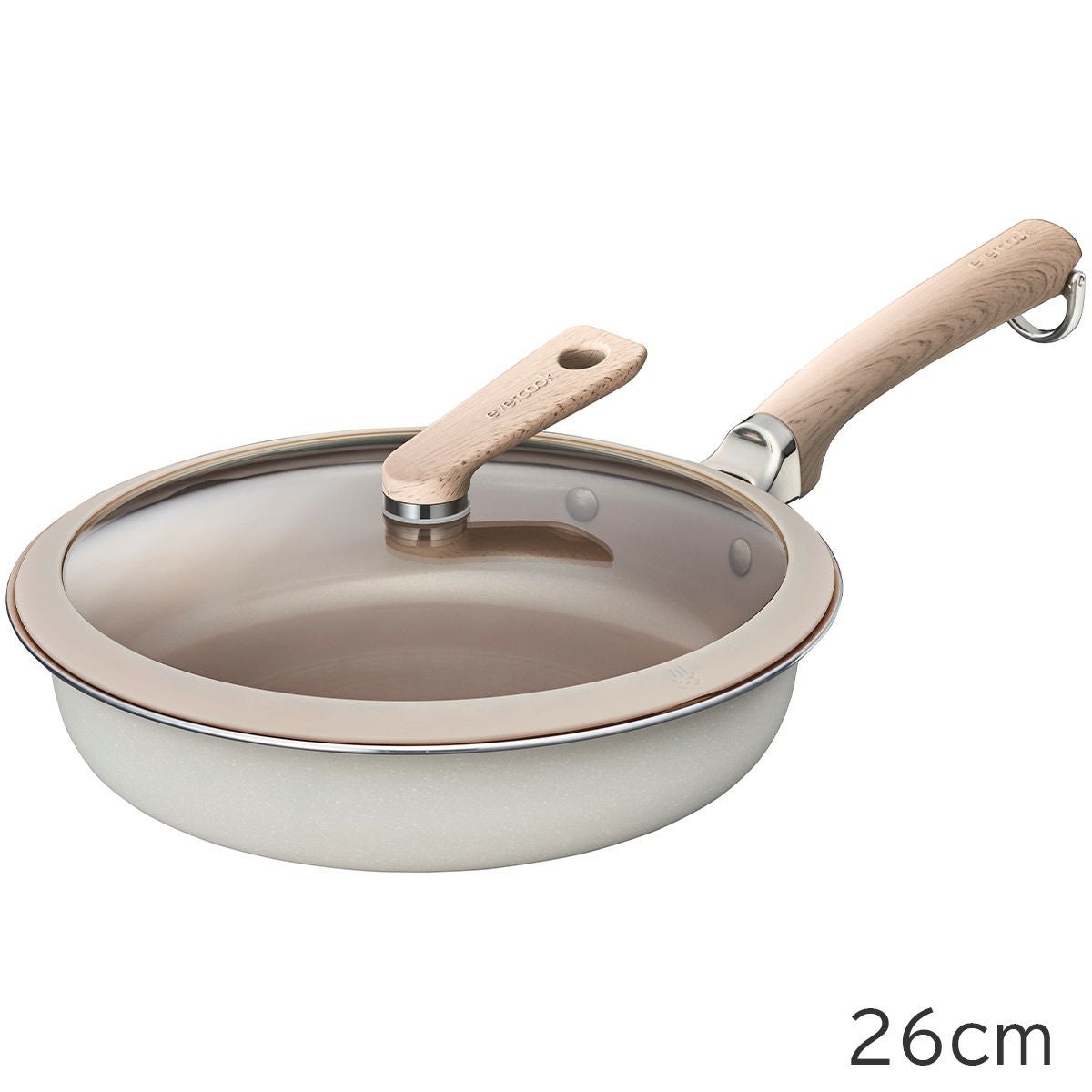 エバークック デコ 18cmマルチパン ベージュ《公式》キッチン用品ソル