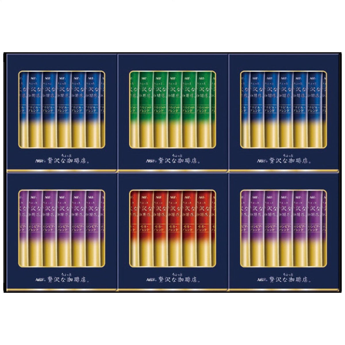 AGF ちょっと贅沢な珈琲店スティックブラックギフトの説明画像2