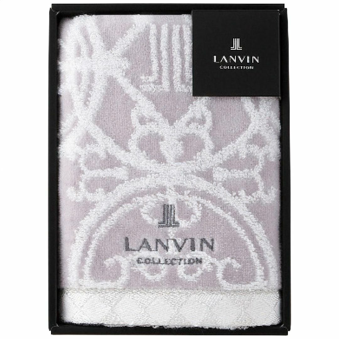 ランバンコレクション フェイスタオル グレーの説明画像2