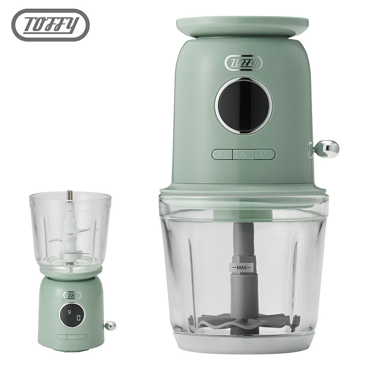 Toffy トフィー スケール付きマルチフードプロセッサー＜充電式