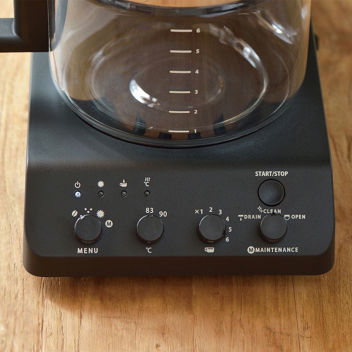 コーヒーメーカー　ツインバード ツインバード 全自動コーヒーメーカー 6カップ用 CM-D465B ブラック
