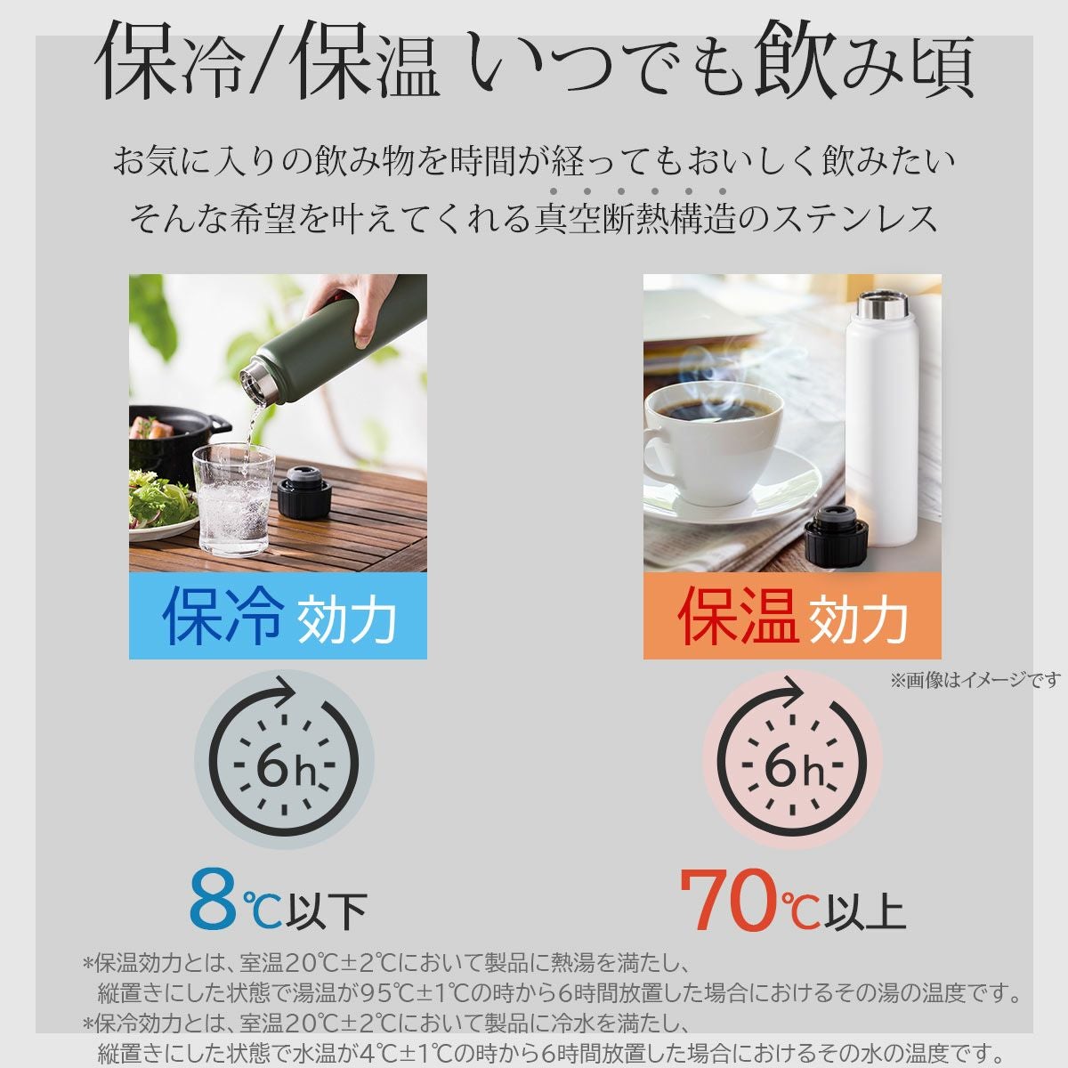 ククナ炭酸兼用真空断熱ステンレスボトル500ml ブラック09