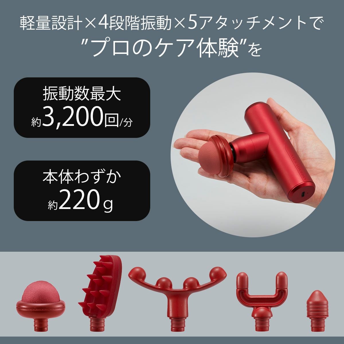 これアテックス ルルドガン プラスアーム ブルーブラック｜セルフケア