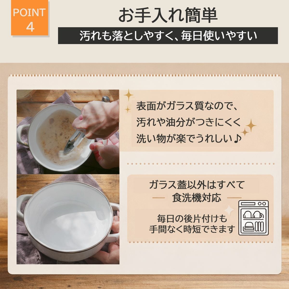 ホーロー鍋 蒸しプレート付き 18cm調理器具専門ソルヴィータ